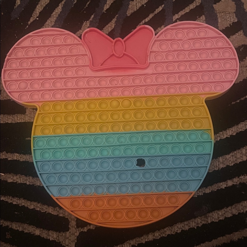 Colorful Mouse-Shaped Pop It Toy
